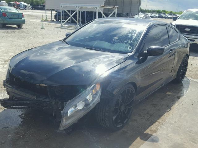 1HGCT1B30EA007972 - 2014 HONDA ACCORD LX- BLACK photo 2