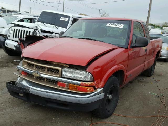 1GCCS1947Y8104579 - 2000 CHEVROLET S TRUCK S1 RED photo 2