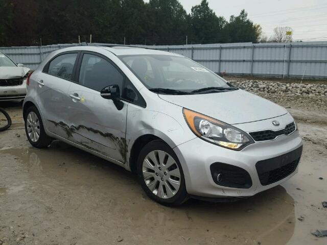 KNADN5A3XE6934029 - 2014 KIA RIO EX SILVER photo 1