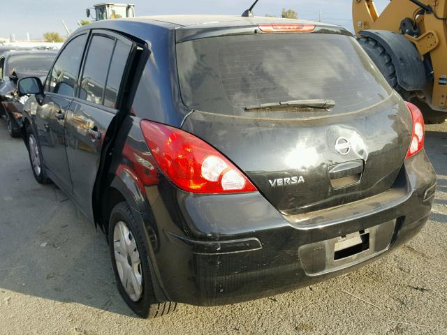 3N1BC1CP1AL352008 - 2010 NISSAN VERSA S BLACK photo 3