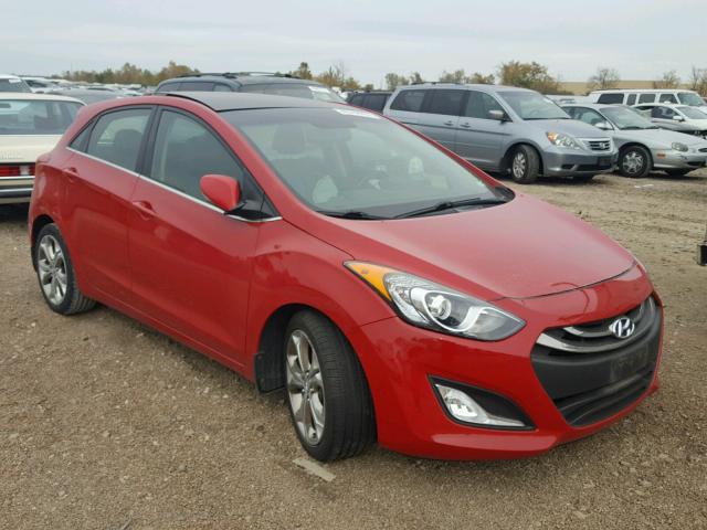 KMHD35LE4DU110704 - 2013 HYUNDAI ELANTRA GT RED photo 1