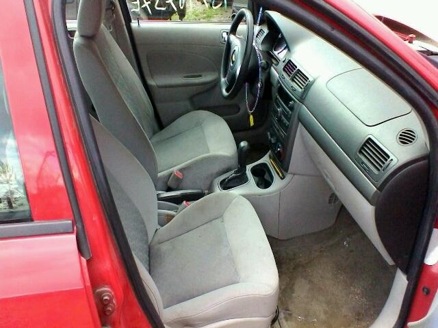 1G1AS58H997110516 - 2009 CHEVROLET COBALT LS RED photo 5