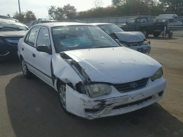 2T1BR12E21C515781 - 2001 TOYOTA COROLLA CE WHITE photo 1