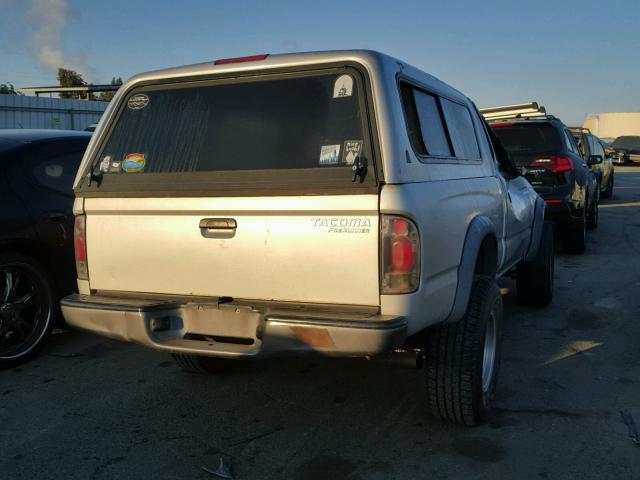 5TENM92N03Z147737 - 2003 TOYOTA TACOMA SILVER photo 4