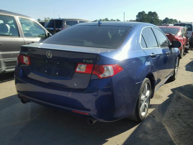 JH4CU26639C034100 - 2009 ACURA TSX BLUE photo 4