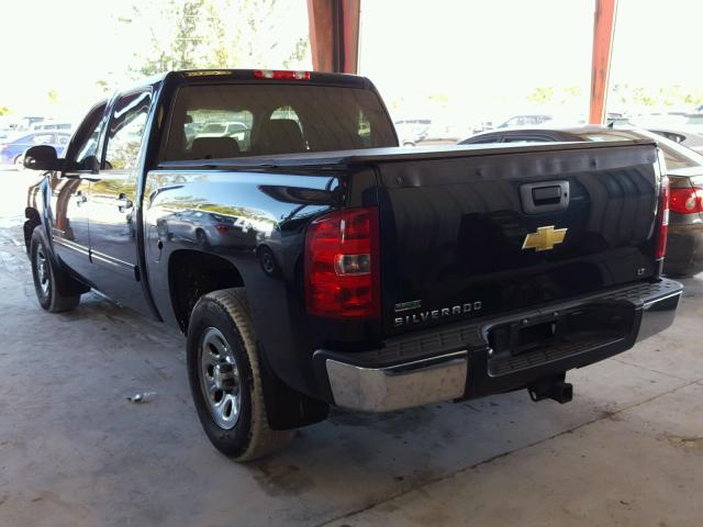 3GCPKSE35BG367241 - 2011 CHEVROLET SILVERADO BLACK photo 3