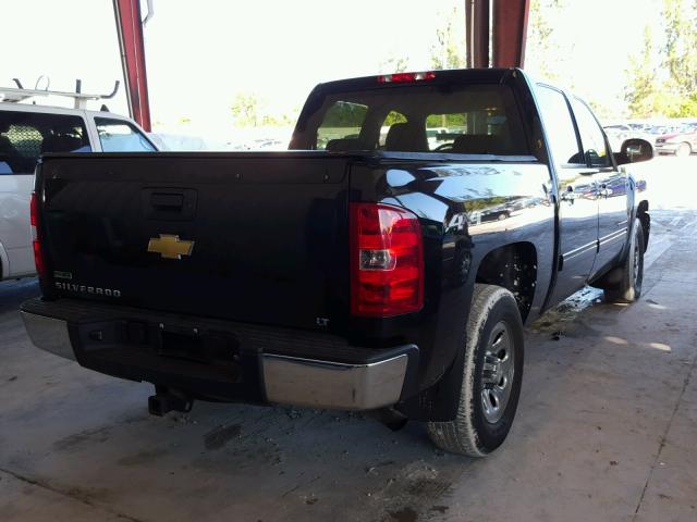 3GCPKSE35BG367241 - 2011 CHEVROLET SILVERADO BLACK photo 4