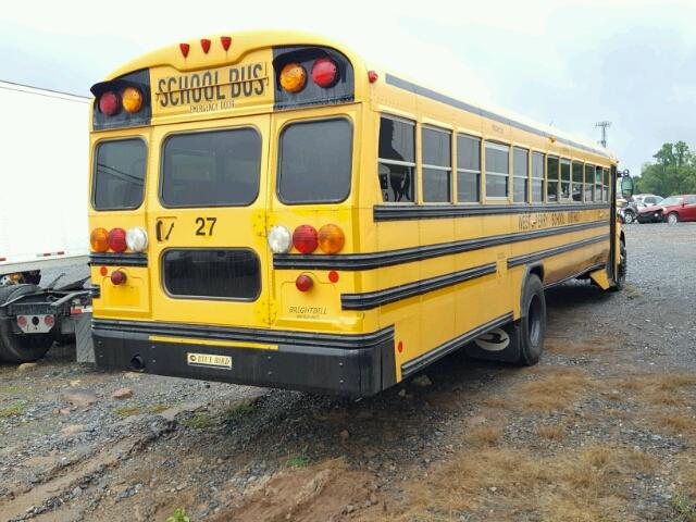 1BAKGCPA6AF270296 - 2010 BLUE BIRD SCHOOL BUS YELLOW photo 4