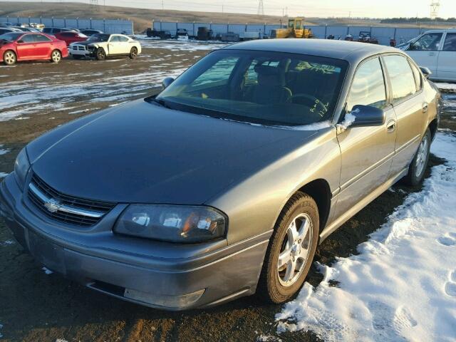 2G1WH52K359126213 - 2005 CHEVROLET IMPALA LS GRAY photo 2