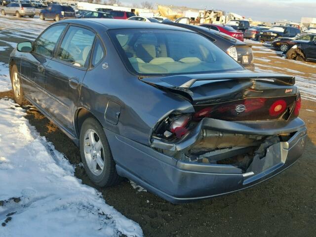 2G1WH52K359126213 - 2005 CHEVROLET IMPALA LS GRAY photo 3