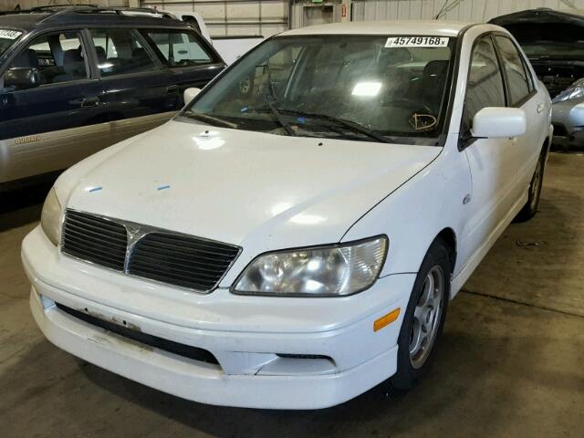 JA3AJ86E53U036619 - 2003 MITSUBISHI LANCER OZ WHITE photo 2