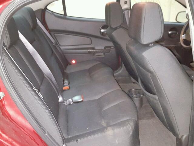 2G2WP552X71172729 - 2007 PONTIAC GRAND PRIX RED photo 6
