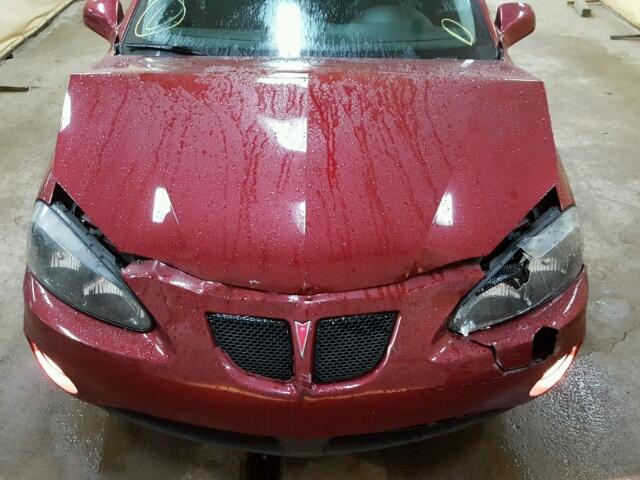 2G2WP552X71172729 - 2007 PONTIAC GRAND PRIX RED photo 7