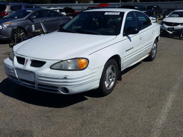 1G2NF52F02C166530 - 2002 PONTIAC GRAND AM S WHITE photo 2