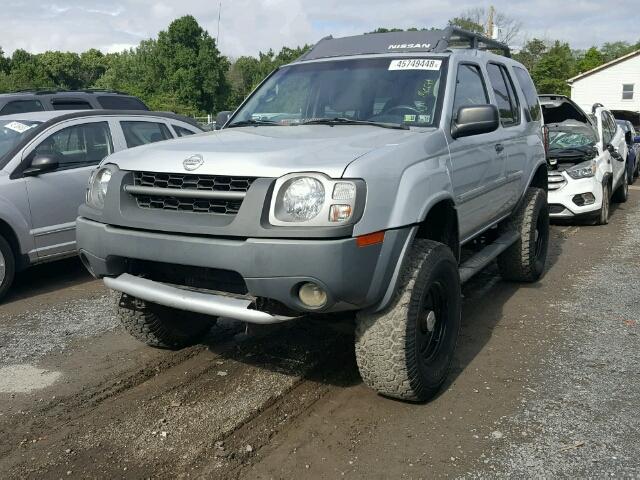 5N1MD28Y02C511488 - 2002 NISSAN XTERRA SE SILVER photo 2