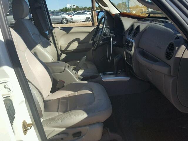 1J4GL58K24W237885 - 2004 JEEP LIBERTY LI WHITE photo 5