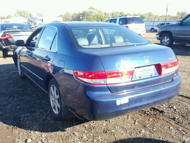 1HGCM66583A042956 - 2003 HONDA ACCORD BLUE photo 3