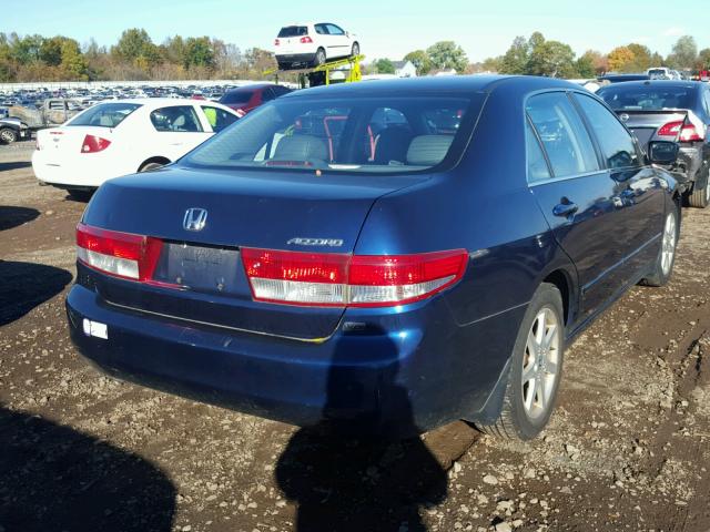 1HGCM66583A042956 - 2003 HONDA ACCORD BLUE photo 4