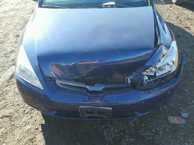 1HGCM66583A042956 - 2003 HONDA ACCORD BLUE photo 7