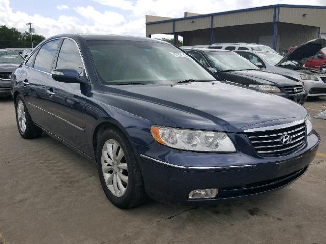 KMHFC46F37A211424 - 2007 HYUNDAI AZERA SE BLUE photo 1