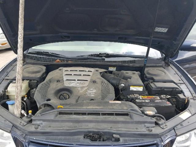 KMHFC46F37A211424 - 2007 HYUNDAI AZERA SE BLUE photo 7