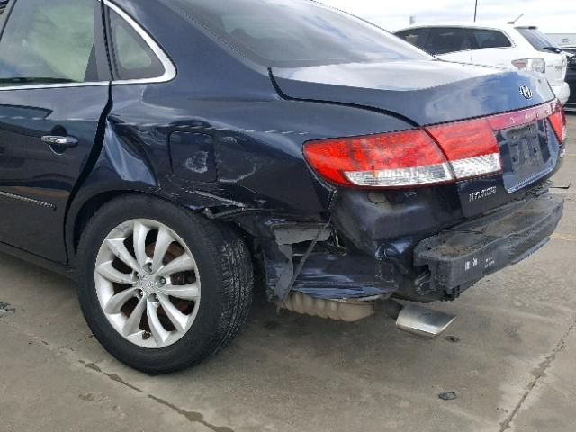 KMHFC46F37A211424 - 2007 HYUNDAI AZERA SE BLUE photo 9