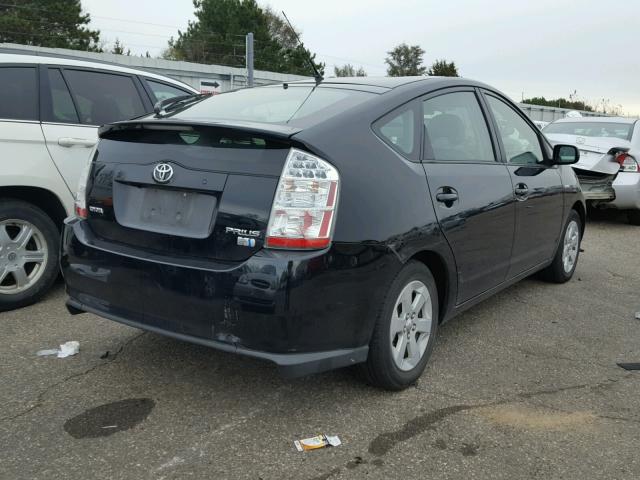 JTDKB20UX87788760 - 2008 TOYOTA PRIUS BLACK photo 4