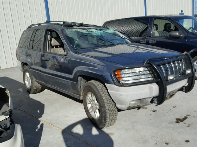 1J4GX48S83C520595 - 2003 JEEP GRAND CHER BLUE photo 1