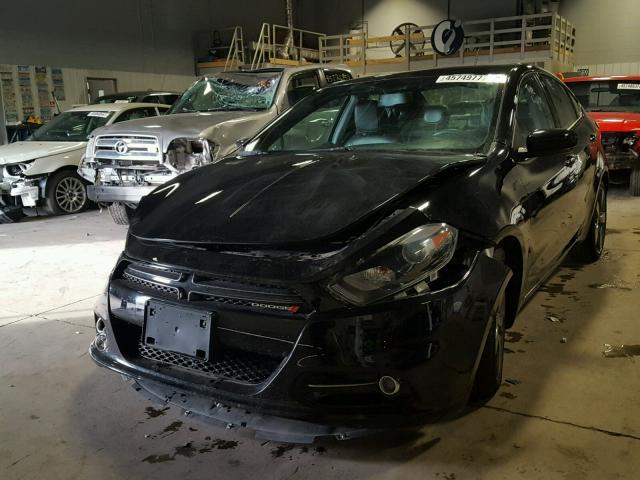 1C3CDFEB1ED742328 - 2014 DODGE DART GT BLACK photo 2