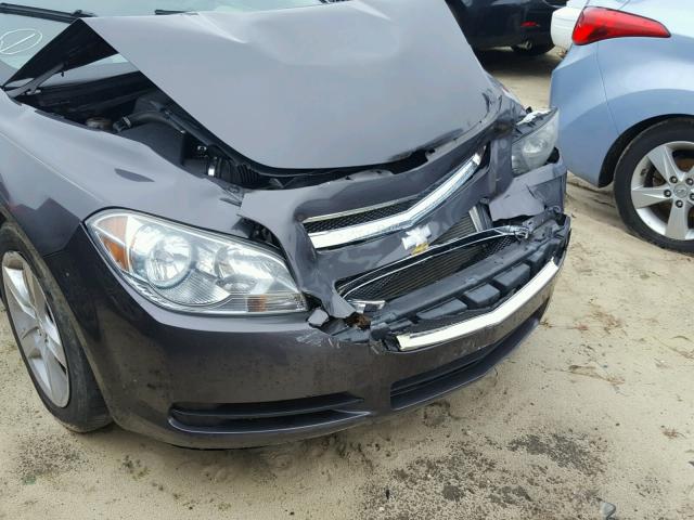 1G1ZB5E17BF113646 - 2011 CHEVROLET MALIBU LS გრაფიტი ფოტო 9