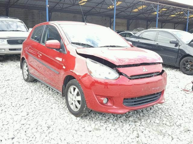 ML32A4HJ9EH019801 - 2014 MITSUBISHI MIRAGE ES RED photo 1