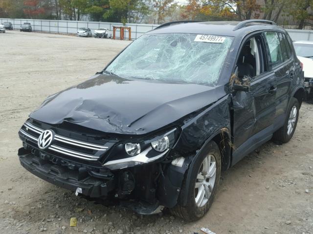 WVGBV7AXXHW509578 - 2017 VOLKSWAGEN TIGUAN S BLACK photo 2