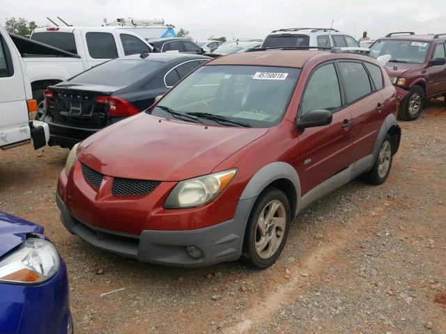 5Y2SL62823Z402916 - 2003 PONTIAC VIBE ORANGE photo 2