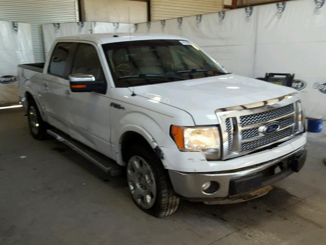 1FTFW1CF0CFC87677 - 2012 FORD F150 SUPER WHITE photo 1