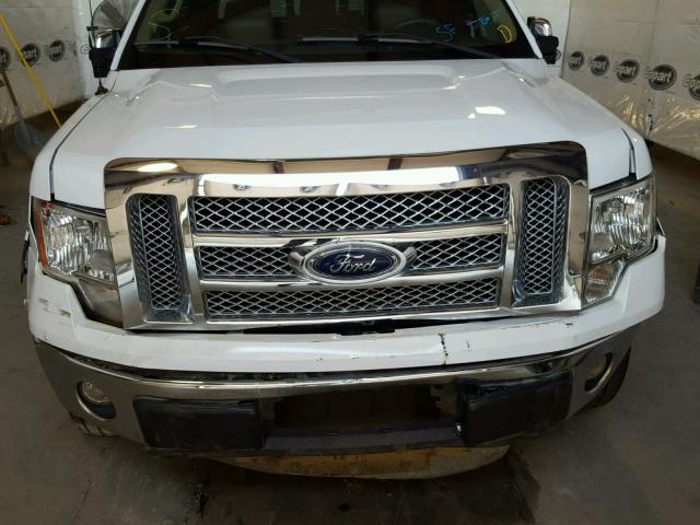 1FTFW1CF0CFC87677 - 2012 FORD F150 SUPER WHITE photo 7