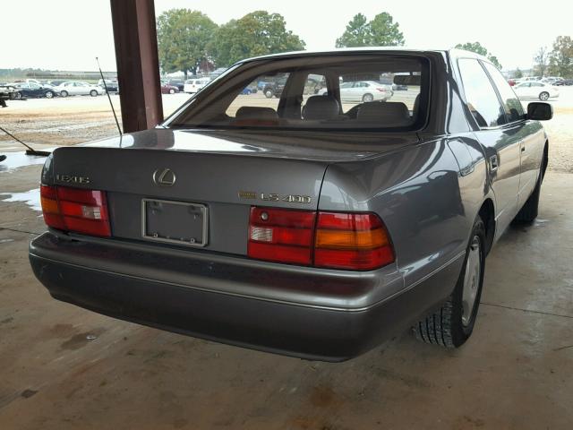 JT8BH28F9V0093919 - 1997 LEXUS LS GRAY photo 4