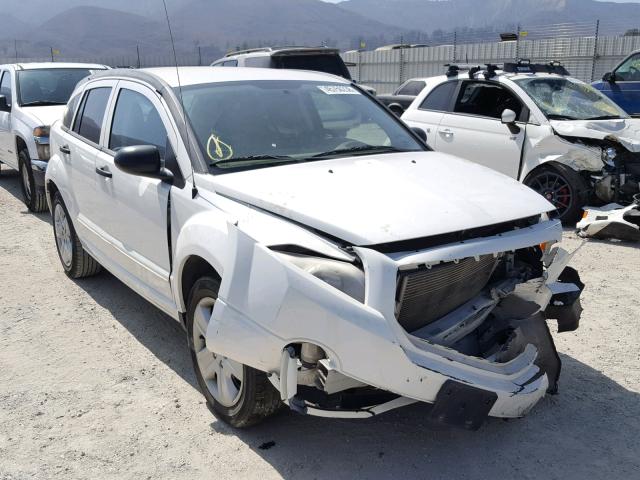 1B3HB48B07D160166 - 2007 DODGE CALIBER SX WHITE photo 1