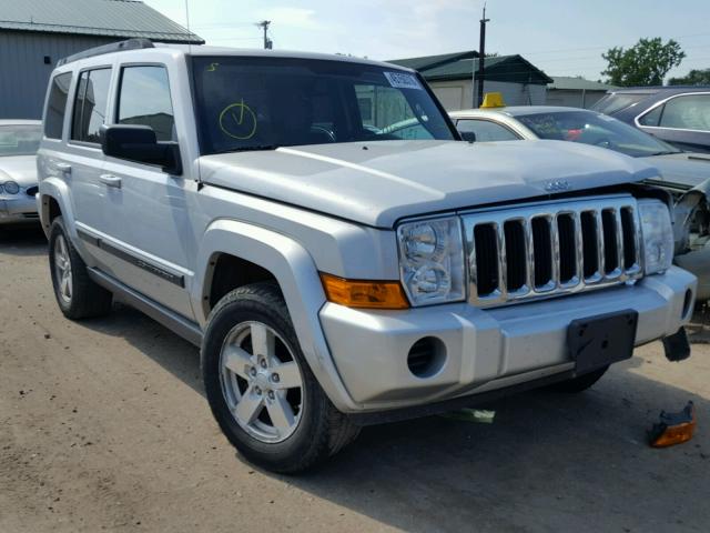 1J8HG48K97C669526 - 2007 JEEP COMMANDER SILVER photo 1