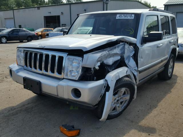 1J8HG48K97C669526 - 2007 JEEP COMMANDER SILVER photo 2