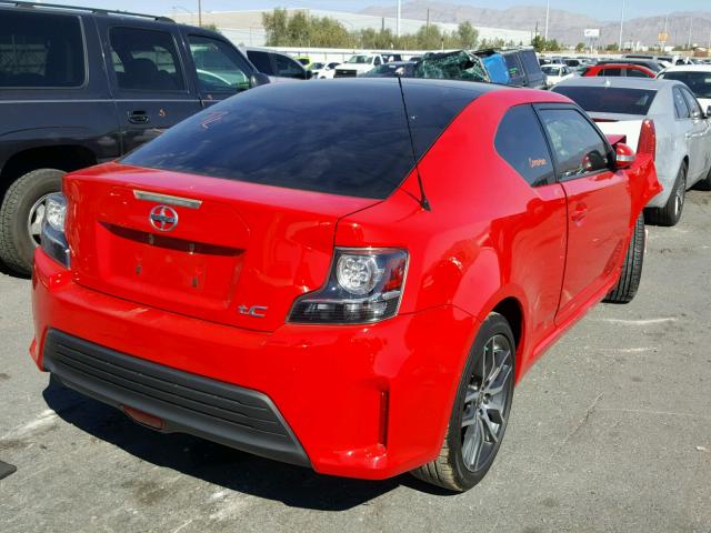 JTKJF5C76F3089288 - 2015 TOYOTA SCION TC 蓝色 照片 4