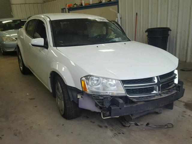 1B3BD1FB7BN559323 - 2011 DODGE AVENGER WHITE photo 1