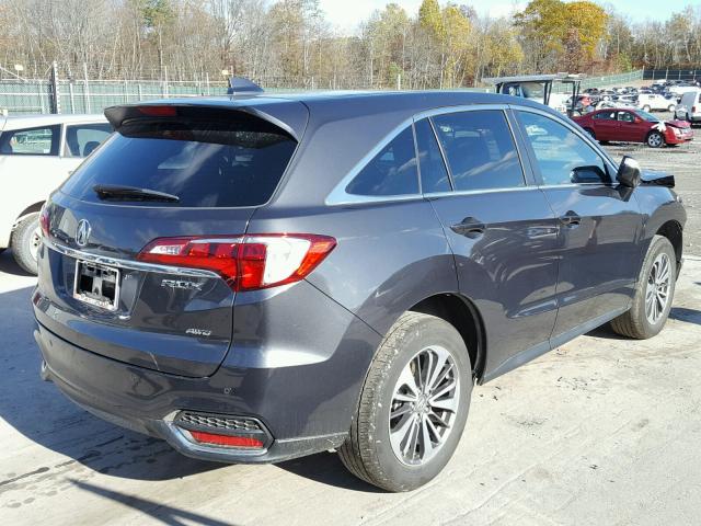 5J8TB4H78GL024363 - 2016 ACURA RDX ADVANC GRAY photo 4