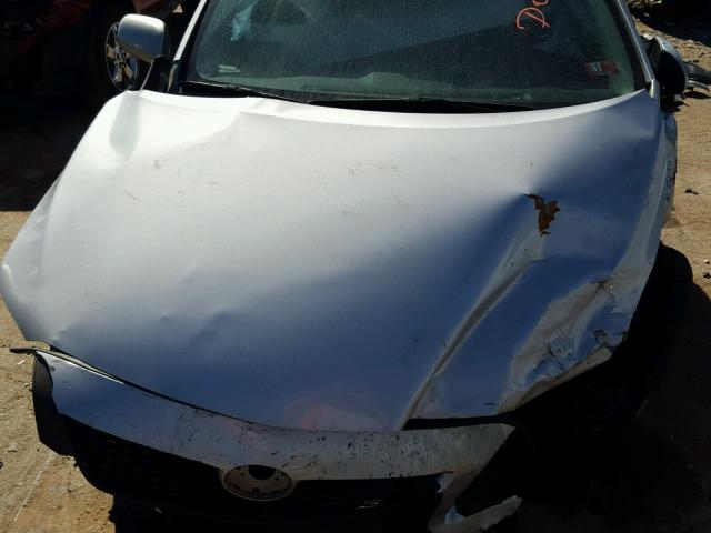 2T1BU4EE5AC513096 - 2010 TOYOTA COROLLA BA SILVER photo 7