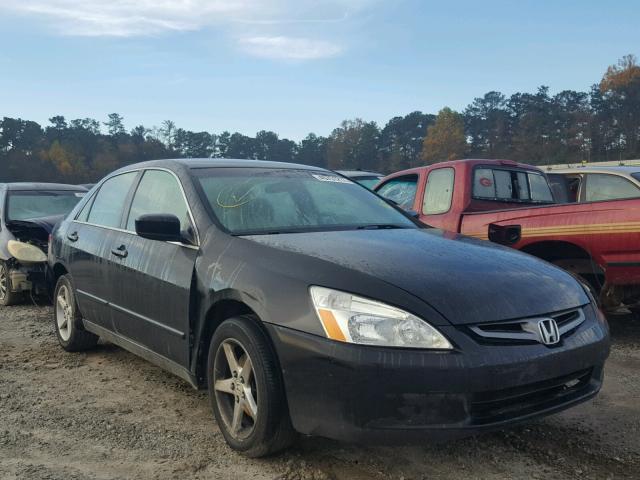 1HGCM56354A134908 - 2004 HONDA ACCORD LX BLACK photo 1