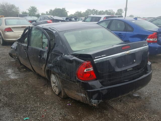 1G1ZT52825F254076 - 2005 CHEVROLET MALIBU LS 黑色 照片 3