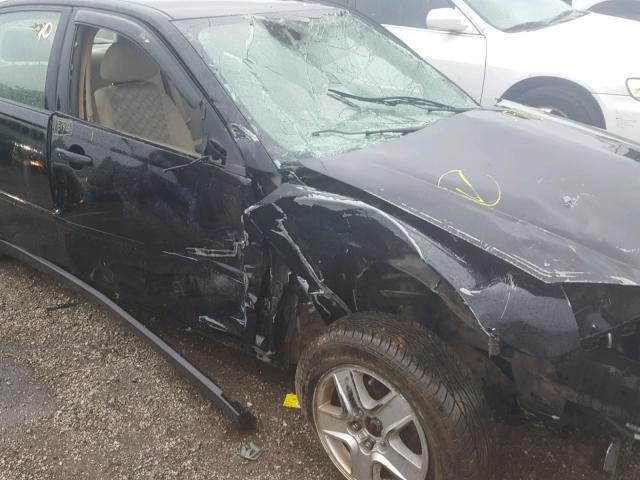 1G1ZT52825F254076 - 2005 CHEVROLET MALIBU LS 黑色 照片 9