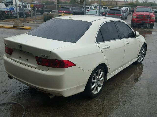 JH4CL96848C005975 - 2008 ACURA TSX WHITE photo 4