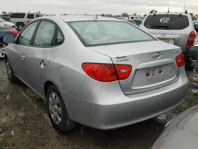 KMHDU46D09U672617 - 2009 HYUNDAI ELANTRA GL SILVER photo 3