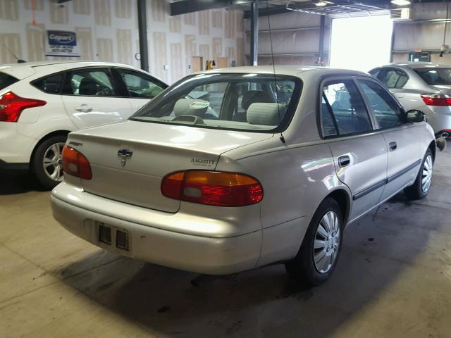 1Y1SK52871Z434055 - 2001 CHEVROLET GEO PRIZM 银色 照片 4