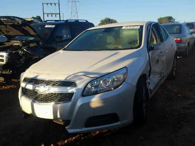 1G11D5RR7DF114063 - 2013 CHEVROLET MALIBU 1LT WHITE photo 2